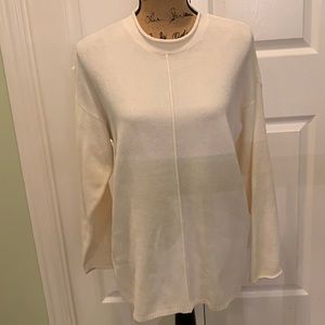 Karen Scott light cream sweater